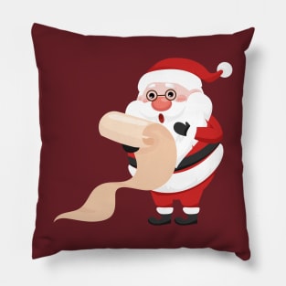 Cute santa claus for christmas day Pillow