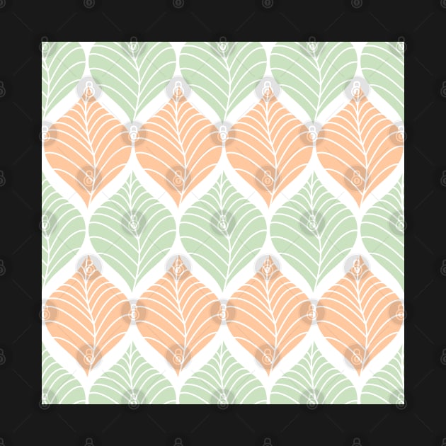 Seamless leaves pattern by AnaMOMarques