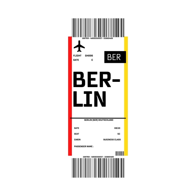 Boarding pass for Berlin by ghjura