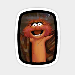 Muppet Maniac - Animal as Buffalo Bill Magnet