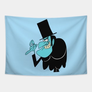 Snidley Whiplash - Rocky Bullwinkle - Dudley Do-Right Tapestry