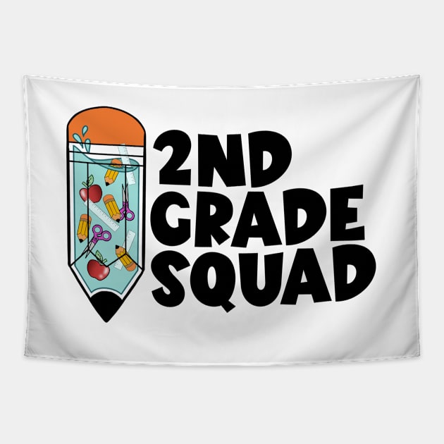 2nd grade squad Tapestry by Zedeldesign