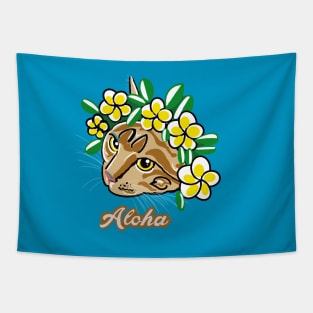 Aloha Cat Tapestry