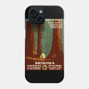 Sequoia National Park - Vintage Travel Phone Case