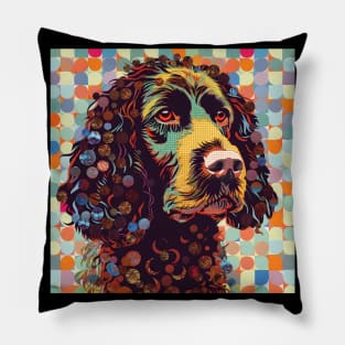 American Staffordshire Terrier in 70's Pillow