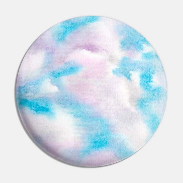 Watercolor abstract turquoise blue pink purple Pin by artsytee