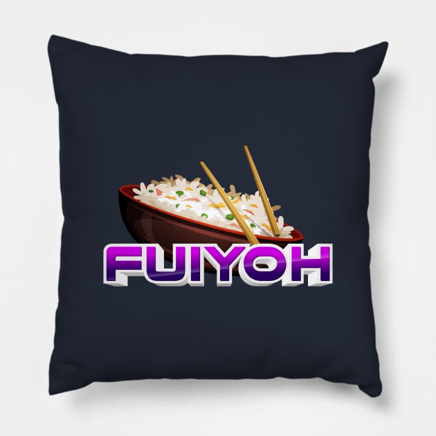 Fuiyoh - Uncle Roger Wok and Chopstick Pillow by rumsport