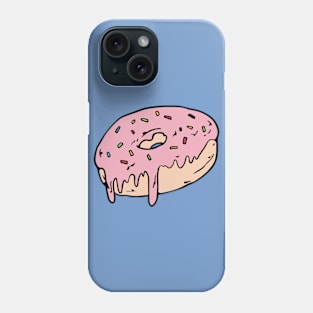 Cool Pink Sprinkles Donut Drawing Phone Case