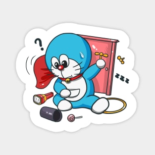 Confused Doraemon Magnet