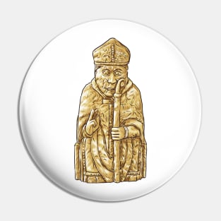 Divine Strategy Unleashed: The Lewis Chessmen Bishop Design Pin