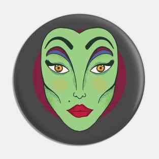 Sexy Witch Makeup Pin