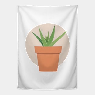 Aloe Vera Plant Design - Relaxing Nature Tapestry