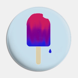 One Proud Popsicle - Bi Pride Flag Pin