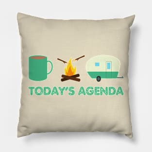 Lispe Camping Today's Agenda Pillow