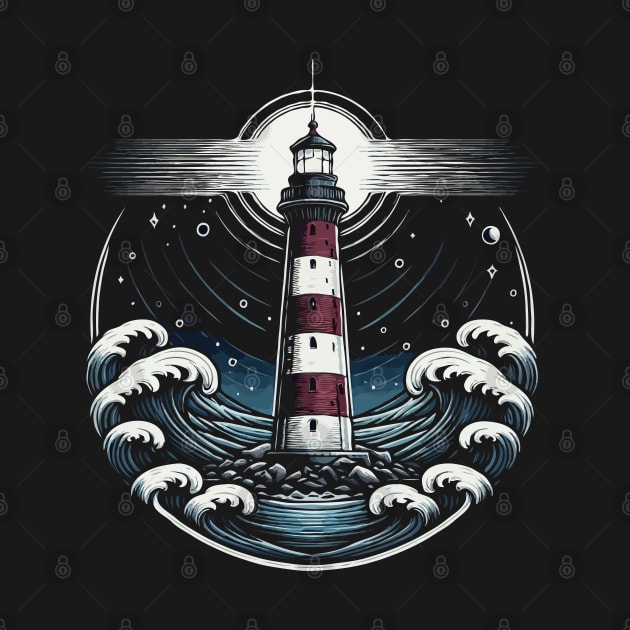 Lighthouse Ocean by katzura