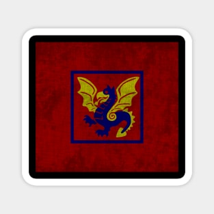 Bricks 26 - Dragon Masters (Square) Magnet