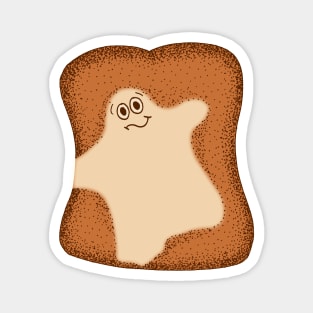 Ghost on Toast Magnet