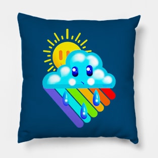 Out of rain…a rainbow Pillow