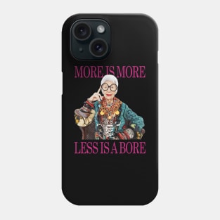 Iris Apfel Fashionista Woman Phone Case