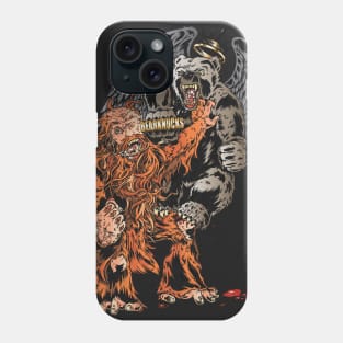 Sasquatch vs. Werebear Phone Case