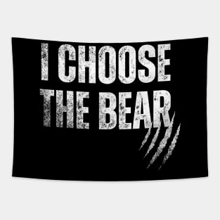 I Choose The Bear Tapestry