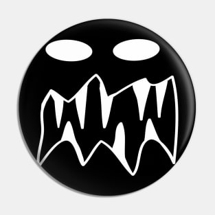 Scary face Pin