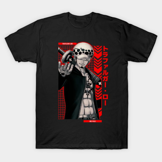 Trafalgar Law = ONE PIECE = Anime Star Edition -Red- Law One Piece - T-Shirt | TeePublic Trafalgar Law = ONE PIECE = Anime Star Edition -Red- Law One Piece - T-Shirt | TeePublic