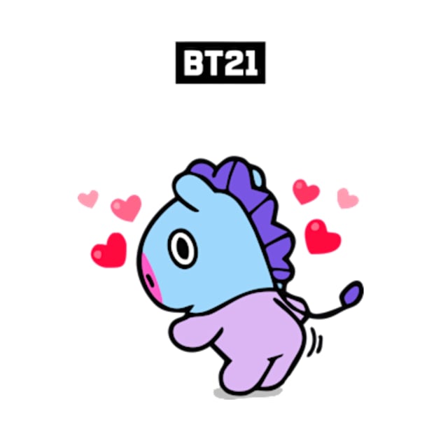 bt21 bts exclusive design 16 by Typography Dose