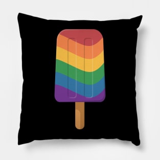 Cute LGBT Pride Rainbow Ice Pop Pillow