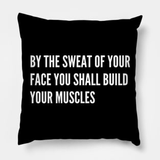 No pain, no gain Pillow