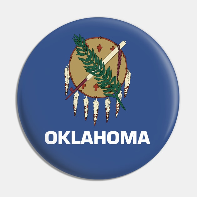 Oklahoma State Flag Pin by E