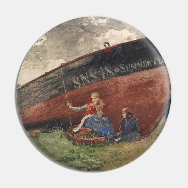 The Summer Cloud by Winslow Homer Pin by Classic Art Stall