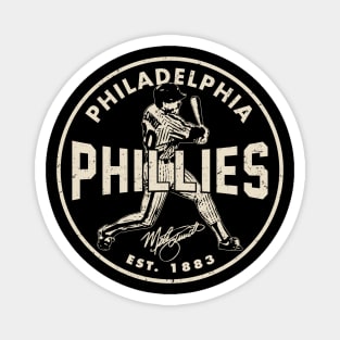 Philadelphia Phillies Mike Schmidt 2 by Buck Tee Magnet