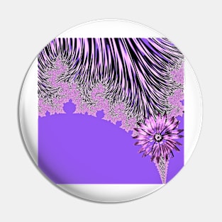 Elegant Tentacles Purple and Lilac Pin