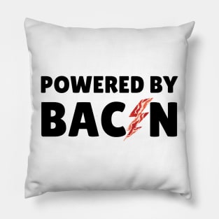 Powered By Bacon! Pillow