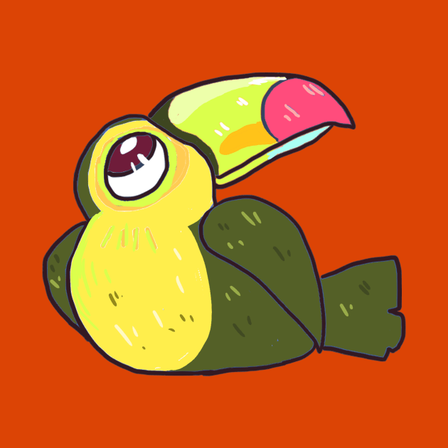Chubby Keel-billed toucan by sky665
