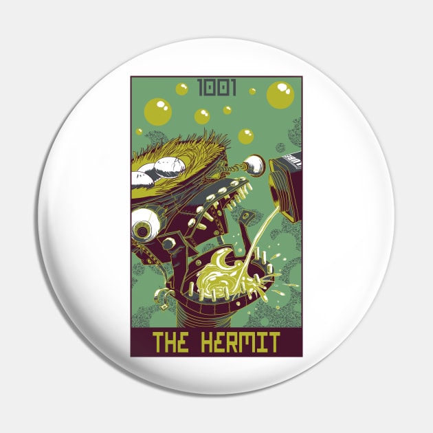 Robo Tarot: The Hermit Pin by PeterTheHague