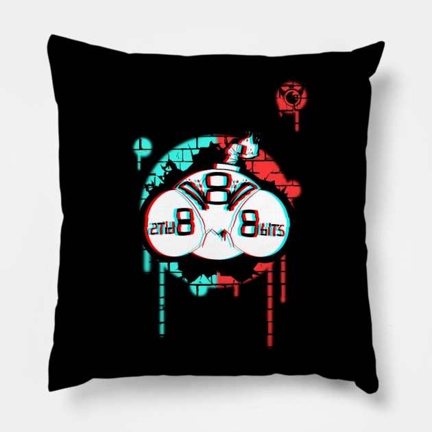 Bomba 8 bits Pillow by elcreador888