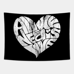 All We Need Is Love Eroded v3 Tapestry