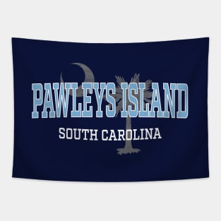 Pawleys Island South Carolina Palmetto Coastal Blue Tapestry