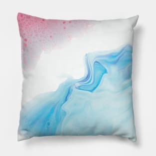 Summer Vibes Marble Waves Pillow