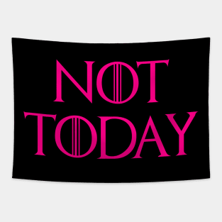 Not Today Caner Awareness Month Tapestry