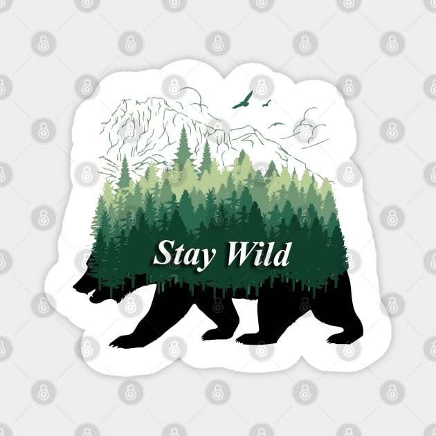 Stay wild Magnet by Right-Fit27