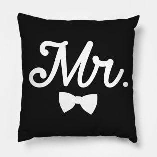 Mr. Valentines Matching T-shirts Pillow