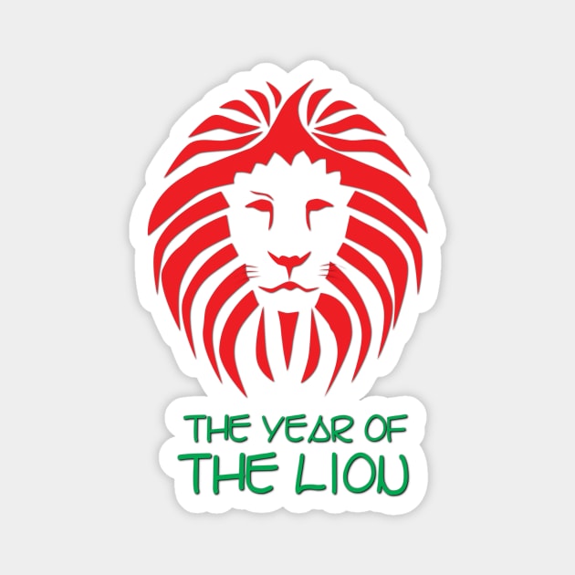 The Year of the Lion Magnet by Verl