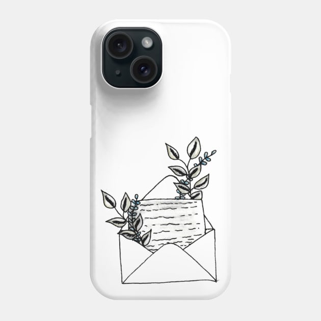 Envelope and leaves Phone Case by CreationsByAme