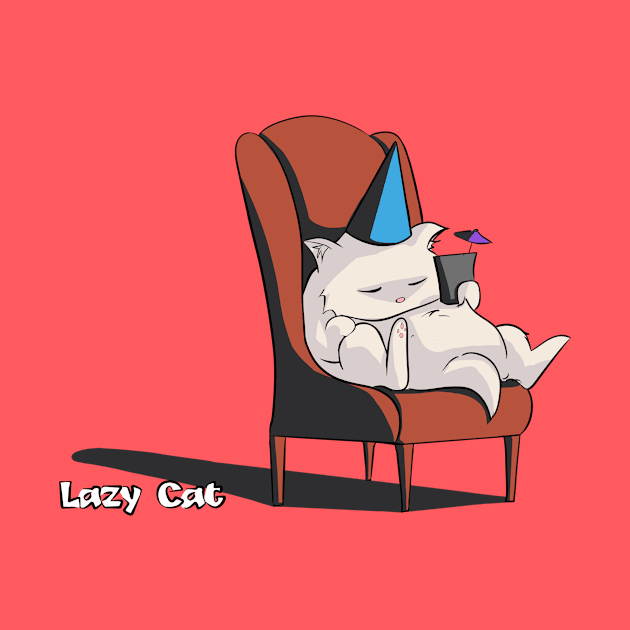Lazy Cat Party Time by jocampo770