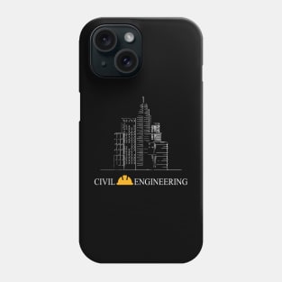 Best design civil engineering, buildings architect engineering Phone Case