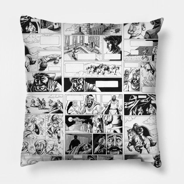 Comic Pillow by AdrianaOrellana