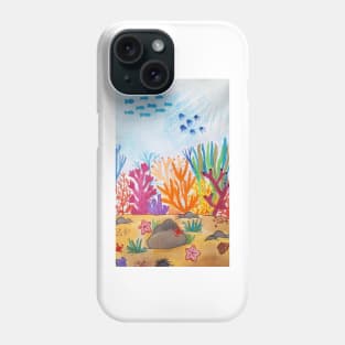 Colorful Coral underwater Phone Case